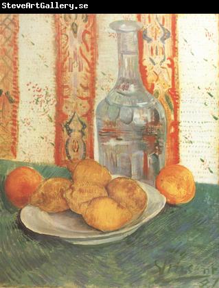 Vincent Van Gogh Still life with Decanter and Lemons on a Plate (nn04)